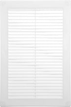 Vent Systems 6" x 10" Inch (Opening Dimensions) - Pack of 50 - Plastic White Soffit Vent Cover - Flat Rectangular Air Vent Grille - Air Vent Deflector - HVAC 8" x 12" Inch (Overall Dimensions)