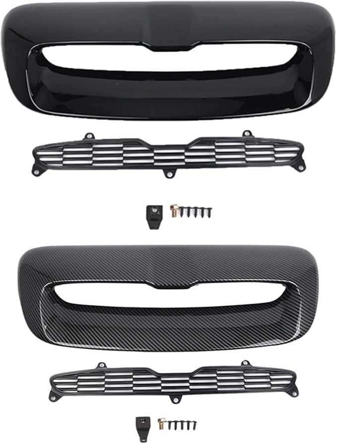 Car Front Air Intake Vent Scoop Car Air Flow Intake Hood Compatible With BMW Compatible With Mini And Cooper R55 R56 R57 R58 R59 2007-2013(Glossy black)