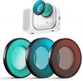 Haoge Filters Set for Insta360 GO Ultra,Includes CPL,ND8,UV,and Screen Protector,Multi-Coated Optical Glass,Filter kit Vlog Video Accessory