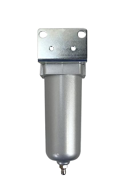 3/4" NPT Industrial Particulate Filter, Removes Water, Moisture, Debris from Compressed Air Lines, 5oz Bowl (225 PSI Max)