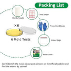 Mold Test Kit for Home -12 Simple Mold Test kit,Test HVAC System,Surfaces & Indoor Air Quality,DIY Mold Detector at Home,Includes Detailed Mold Identification Guide,air Tester
