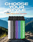 VapeVac (Registered AMZ Brand) – Pocket-Sized Personal Air Filter for Discreet Output Reduction | Minimizes Odor, Keeps Air Fresh | Not an Emission Device – 500+ Uses (3-Pack)