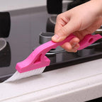 8pcs Window Cleaning Brush Set with Groove and Crevice Brushes for Wet and Dry Use, Multi-Functional Window Slot Scrubber Tools for Home and Car Cleaning