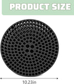 Bullet Car Wash Bucket Grit Trap Inserts, Vehicle Detailing Wash Filter for Remove Dust and Dirt, Automotive Cleaning Tool Fits 12 Inch Diameter Bucket, Universal for SUV RV Truck (Black)