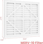 Abestorm MERV-10 Air Filter for Filteair HEPA S1 S2 S3 / Filteair HEPA V1 V2 V3 Air Scrubber, 14.5x13.7x0.8 (5Pack)