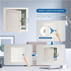 Decorative Return Air Grille Cover, Wall/Ceiling Vent Cover with Adjustable Design, Durables & Easy-to-Install for Home & Office, Cold Air Return Vent Cover(26x30in (66x76cm))