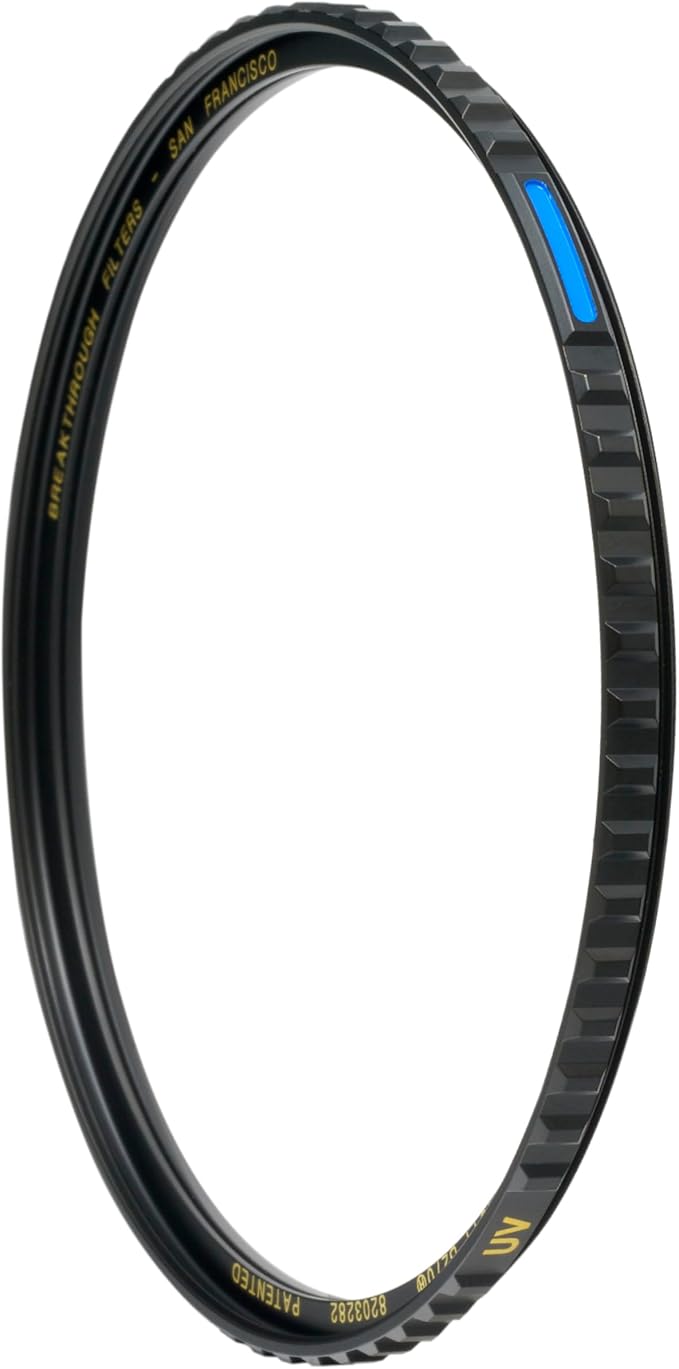 55mm X4 UV Filter for Camera Lenses - UV Protection Photography Filter with Lens Cloth - MRC16, Schott B270, Nano Coatings, Ultra-Slim, Weather-Sealed by Breakthrough Photography