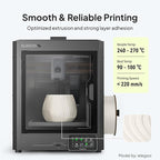 ELEGOO ASA Filament 1.75mm Black 1KG, UV & Weather Resistant 3D Printer Filament for Outdoor Functional Parts, High Impact Strength Engineering Grad 1kg Spool (2.2lbs) Fit for FDM Printers