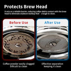 watchget 53mm Espresso Puck Screen Reusable Mesh Coffee Filter 0.8mm Thickness Puck Screen Stainless Steel Lower Shower Screen for 53mm Protafilter Basket