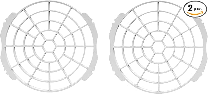 2Pcs White Window Adaptor Filter Screen Window Exhaust Hose Interface for Portable Air Conditioner 150mm Exhaust Hose Connector Portable Air Conditioner Air Conditioner Parts and Accessories