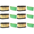Stevens Lake Parts Set of 6 Air Filter & Pre-Filter Set Fits Universal Products Models 5059H 5059H-A 690610 690610-A 697029 697029-A 98596 98596-A