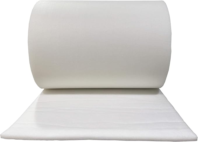 wioboy Paint Booth Ceiling Filter, Spray Booth Tacky Intake Filter for Down Draft Paint Booths (50" x 62" (4/case))