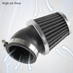 Evermotor 37mm 38mm 39mm Carburetor Cleaner Air Filter Fit in 50cc 70cc 90cc 110cc 125cc 150cc Mini Bike,Dirt Bike,GY6,Moped,ATV,SSR,TTR