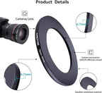72mm Lens to 49mm Camera Lens Adapter,72mm-49mm Filter Step-Down Ring,Compatible All 49mm Filter Accessory.Made from CNC Machined