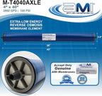 4x40 Extra-Low Energy Reverse Osmosis Membrane Element | 2860 GPD at 100 psi | 99% Rejection | Replacement Commercial XLE RO Membrane | Applied Membranes USA M-T4040AXLE…