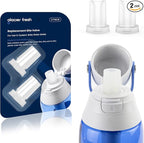 GLACIER FRESH Bottle Mouthpiece Replacement for Brita Water Bottle, Silicone Bottle Bite Valve Replacement Parts Compatible with Brita Water Bottles, 2 Packs