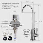 Geekpure 6-Stage Reverse Osmosis RO Drinking Water Filter System with Alkaline pH+ Filter-75 GPD