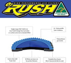 O2 RUSH High-Performance Single-Stage Saw-Tooth Foam Air Filter-Fits Yamaha YZ65 2018-2025 - Replaces OEM BR8-14451-00-00 - Washable, Reusable & Race Proven for Junior Motocross