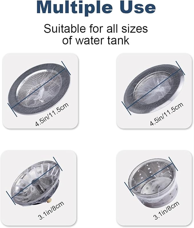 Disposable Sink Strainer Mesh Bags - Kitchen Accessories Sink Drain for Collecting Kitchen Food Waste Leftover Garbage (700)