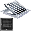 Square Stainless Steel Vent Grille with Removable Filter Mesh, Weatherproof Louver Air Return Vent Cover for Home/Shed/Garage/Roof(19x19in/48x48cm)