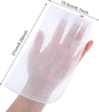 4 Pack Aquarium Filter Bags Fine Mesh Bag Filter Sock Nylon Aquarium Media Bag Reusable Extra Fine Filters Bags 180 Mesh Pouch Drawstring for Impurities Activated Carbon,White