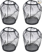 Universal Air Filter Cover, Air Filter Wrap for Motorcycle Car Air Intake Filter Protective Cover Dustproof Waterproof Universal Accessories (Filter S), Pack of 4
