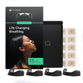 Intake Breathing Magnetic Nasal Strips Starter Kit (15 Count, Black) - Boost Oxygen Intake, Reduce Snoring, Improve Sleep Quality - Sweat Resistant, Nasal Strips - Extra Strength Snoring Solution