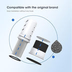 GLACIER FRESH Water Pitcher Filter Replacement for LS Home Dispenser and Pitcher Systems, Reduces Chlorine Taste and Odor, 1 Membrane Micro Filter and 1 Activated Carbon + Ion Exchange Filter