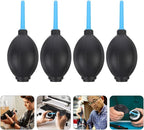 DECHOUS 4pcs Camera Dust Cleaner Air Blower Compressor for DSLR Sensor Lens Filter Cleaning, Portable Squeeze Ball Pump Dust Removal Tool for Photography Equipment
