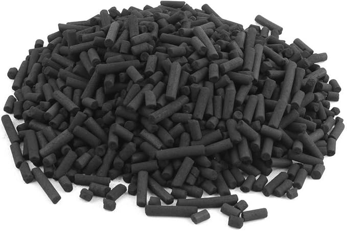 Wave Point 50 lbs (Bulk, 6.4 Gallon - 1 Cubic ft), Premium Virgin Activated Carbon Charcoal Pellets for Aquarium Fish Tank Pond Reef, Air Filter & AC with 2 Free Media Filter Bags