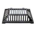 Manhole Cover and Frame Ductile Iron, Heavy Duty Drain Grate, One-Piece Design, Reinforced Drainage Covers for Yard, Garden, Construction Sites(60 * 40 * 15 cm/24 * 16 * 6 in)