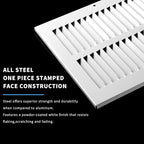 24x24 Vent Cover(Duct Opening Size),Air Return Vent Cover,Flat Vent Cover,Rejillas De Aire Acondicionado para Casa,Return Air Grilles,Outer Dimensions:25.75"Wx25.75"H(24"W x 24"H, Duct Opening)