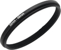 52mm to 49mm Step-up Adapter Rings Filter Adapter Black Metal Step Down Filter Ring Adapter Compatible with All Brand UV CPL ND Camera Lens Filter Stepping Rings (52mm-49mm)