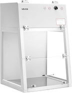 VEVOR Laminar Flow Hood, 20.08 x 20.47 x 23.62 inch Working Area Portable Clean Room, Meets ISO Class 5 Clean Room Standards, Adjustable, with HEPA-14 Filter and G1 Pre-Filter, for Laboratory Use
