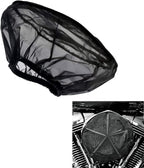 Motorcycle Air Cleaner Rain Sock Cover, Water Resistant Dust Shield, Stretch Fit Slip-On Pre Filter Wrap for Round Air Filter, Quick Install for Street Cruiser Touring Riding
