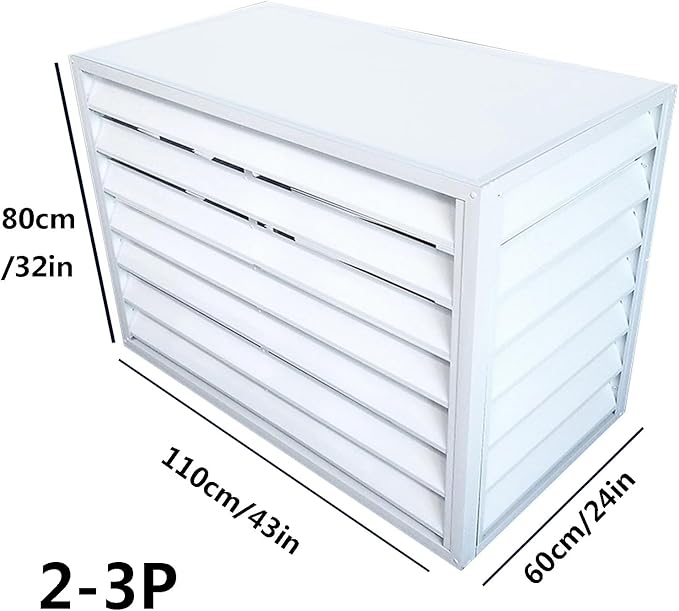 Outdoor air conditioning fence, multifunctional air conditioning privacy screen, outdoor air conditioning hidden protective cover, sturdy and durable,easy to install,suitable for gardens and balconies