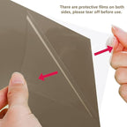 Lystaii 9pcs Gel Light Filter Color Correction Colored Overlays Transparent Color Film Lighting Gel Filter Plastic Sheets Correction 11.7 by 8.3 Inches for Film, Video, Photo, Stage (Tea Black)