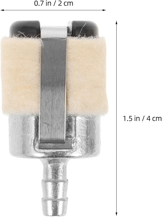 Alasum 10Pcs Chainsaw Fuel Filter Replacement Parts for 52/58Cc Gasoline Chainsaws Trimmer Fuel Filters Compatible with Outdoor Power Equipment Sturdy Grass Trimming