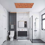 Cowboys Horses 3 Pcs Fluorescent Light Covers 4 x 2 Feet, Desert Ethnic Winds Orange Background Covers for Ceiling Lights Magnetic Light Cloth Filter for Classroom Office Home