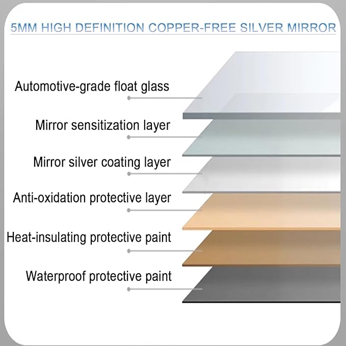 Bathroom Mirror with LED Lights,Makeup Vanity Touch Mirror with LED Lights，Backlit LED Illuminated Vertical Bathroom Mirror with Demister Heat Pad,Dimmable & 3 Colors(B,W75*H100cm/W29.5*W39.4IN)