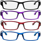 TruVision Readers Reading Glasses, Comfort Spring Hinges for Men and Women, 9501HP