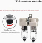 AMJ3000-03B/-03B-C,AMJ4000-04B/-04B-C,AMJ3000/4000 filter element type, water droplet separator for vacuum,AMJ series(AMJ4000-04B-C)