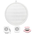 Nail Dust Collector Filter, Replacement Filters Compatible with MelodySusie Nail Dust Collectors Models SPro/XC320J Reusable Dust Filter for Nail Dust Vacuum Machine, Nail Salon, Home Use - 1 pack