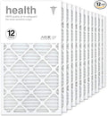 AIRx Filters 16x30x1 Air Filter MERV 13 Pleated HVAC AC Furnace Air Filter, Health 12-Pack, Made in the USA