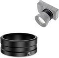JJC Lens Filter Adapter for Ricoh GR IV GRIV GR4 HDF Monochrome Digital Camera with GW-4 Wide Conversion Lens or 49mm Thread Filter, Replaces Ricoh GA-3 for GR 4 Accessories
