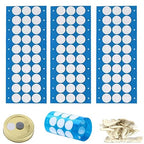 Synthetic Filter PaperStickers, 20 mm, 0.3 μm, Monotub Filter, Filter Discs Mycology - MonotubMushroom Fruiting Chamber Synthetic Filter Disc (60)