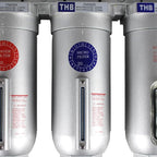 1" Inline Compressed Air Filter Desiccant Dryer Moisture Separator Trap Combo