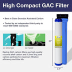 iSpring F3WCB32-O Filters: 20" x 2.5" Sediment, GAC, Carbon Blocks for RCB3P, WCB32C Systems