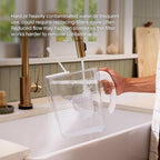 Clearly Filtered No.1 Filtered Water Pitcher/Updated Model/Targets 365+ Contaminants e.g. Fluoride Chlorine PFAS Microplastics Lead Arsenic BPA/BPS Free (Pitcher Includes 1 Filter)