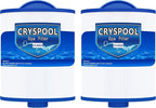 Cryspool® 06045 Filter Compatible with Artesian Spas, Tidal Fit Swim 06-0006-12, 06-0005-12, 6CH-502, PAS50SV-F2M, FC-0311, 50 Sq. Ft Spa Filter Cartridge, 2 Pack
